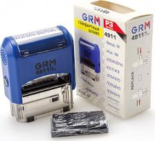 Штемпельная продукция GRM Штамп стандартный "КОПИЯ ВЕРНА", оттиск 38х14 мм синий, 4911 Р3, 110491140