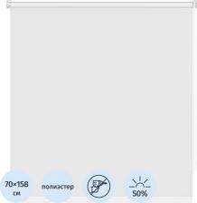 Штора Decofest Штора рулонная 80357525 70x160 см белая
