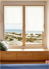 Штора Эскар Штора рулонная Лайт, светопропускающая, кремовая, 60х160 см