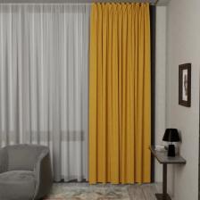 Штора Garden Штора на ленте 200x280 см цвет манго