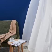 Штора Legrand Тюль имитация льна белый 300х280 см Боско с утяжелителем (58128668)