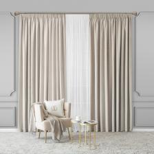Штора Togas Комплект штор с подхватами Роверо экрю 280x275 см 4 предмета