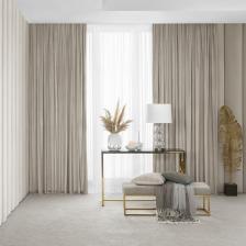 Штора Togas Шторы Алессио бежевые 260x275 см 2 предмета