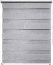 Штора Уют Рулонная штора День Ночь 140х160 см Канзас светло-серый