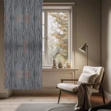 Штора Witerra Штора на ленте со скрытыми петлями блэкаут Дождь 200x280 см цвет серый