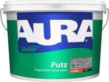 Штукатурка Aura Штукатурка декоративная " Dekor Putz" структура "шуба", размер зерна 2,5 мм, 8кг"