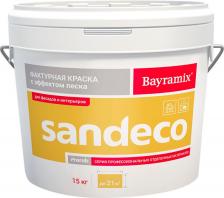 Штукатурка Bayramix Фактурная краска с эффектом песка Sandeco (15кг)