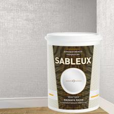 Штукатурка L'impression Декоративное покрытие Sableux 1 л, с фактурой мелкого плотного перламутрового песка цвет Светло серый 32111 JL4VUCKEYX