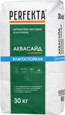 Штукатурка Perfekta Штукатурка гипсовая Аквасайд белая влагостойкая 30 кг