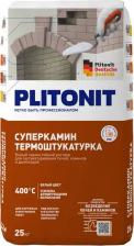 Штукатурка Plitonit Штукатурка термостойкая СУПЕРКАМИН ТермоШтукатурка белая 25 кг