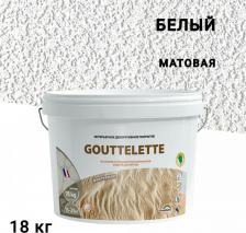 Штукатурка Pragmatic Штукатурка декоративная Gouttelette мелкофактурная опплывная шуба белый 18 кг
