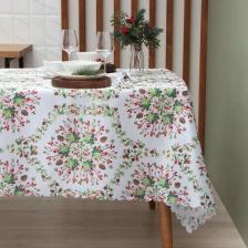 Скатерть Доляна Скатерть "Хвойный узор" 145*180 см, 100% п/э 9580631