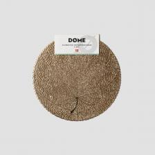 Скатерть Dome Салфетки для сервировки Кайса золотистые 38 см, 4 предмета