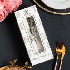 Скатерть Этель Набор салфеток с декорат. кольцами Lavender 40х40 см - 2 шт, 100% хл, саржа