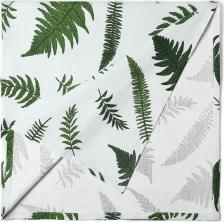 Скатерть Этель Скатерть Папоротник представляет собой практичное и стильное решение для стола. Изготовленная из 100% хлопка, она обладает высокой плотностью 220