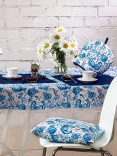 Скатерть Guten Morgen Набор кухонный синий скатерть салфетки 140х150 см 40х40 см 4 шт