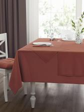 Скатерть Guten Morgen Набор салфеток сервировочных Brown без рисунка коричневый