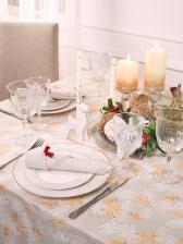 Скатерть Guten Morgen Скатерть, Рогожка, Веточки, наб., 140х180 см