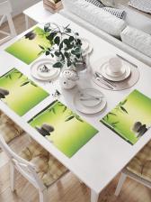 Скатерть JoyArty Комплект салфеток для сервировки стола "Камни под бамбуком"