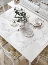 Скатерть JoyArty Комплект салфеток "Мраморная плита" для сервировки стола