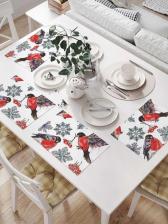 Скатерть JoyArty Комплект салфеток "Снегири зимой" (32х46 см, 4 шт.)