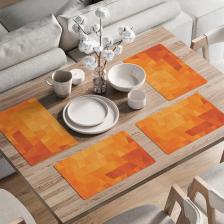 Скатерть JoyArty Комплект тканевых салфеток Геометрические узоры для сервировки стола 46x30см, 4шт