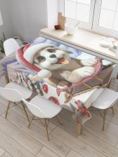 Скатерть JoyArty Комплектация: тканевая скатерть 120х145 см. Материал: сатен; состав: полиэстер 100%. Плотность: 175 гр/кв.м. Скатерть с фотопечатью - идеальный 4610230822721