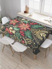 Скатерть JoyArty Комплектация: тканевая скатерть 180х145 см. Материал: сатен; состав: полиэстер 100%. Плотность: 175 гр/кв.м. Яркая скатерть на обеденный стол поможет 4610230826330