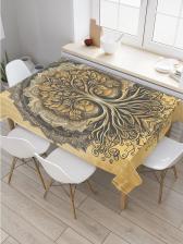 Скатерть JoyArty Комплектация: тканевая скатерть 180х145 см. Материал: сатен; состав: полиэстер 100%. Плотность: 175 гр/кв.м. Яркая скатерть на обеденный стол поможет 4610230828051