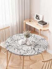 Скатерть JoyArty Круглая кухонная скатерть на резинке, на круглый стол диаметром 75-100 см 4610212480536