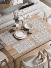 Скатерть JoyArty Набор прямоугольных тканевых салфеток на стол для сервировки Прованс плейсмат, 30x46 см, 4шт. ser002_55843_30x46