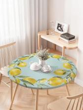 Скатерть JoyArty Скатерть на кухонный стол Лимонный фреш, круглая на резинке, диаметр 75-100 см frtc_378302_120x120 предназначена для дома. Изготовлена из прочной и