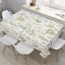 Скатерть JoyArty Скатерть прямоугольная "Полевой гербарий" из оксфорда, 120x145 см