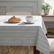 Скатерть Lameirinho Скатерть Classic Grey 160x130см, цвет светло-серый