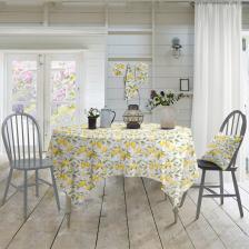 Скатерть Самойловский текстиль Скатерть на стол круглая 144х144 см двунитка разноцветная