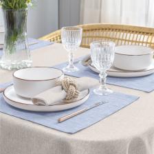 Скатерть Волшебная ночь Салфетка сервировочная Айсберг размером 35х45 см станет практичным и стильным элементом стола. Изготовленная из рогожки, она отличается прочностью и