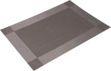 Скатерть Zapel Салфетка сервировочная Frame grey&brown