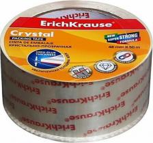 Скотч Erich Krause Клейкая лента упаковачная "Crystal", 48 мм х 50 м, 60 мкм, суперпрозрачная, цена за 1 шт