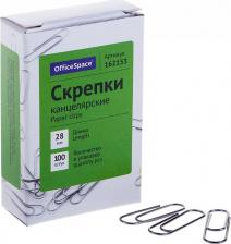 Скрепка/кнопка/скоба OfficeSpace Скрепки 28mm 100шт 162153