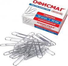 Скрепка/кнопка/скоба ОфисМаг Скрепки 271317, комплект 10 шт