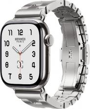 Смарт-часы Apple Watch Hermes Series 11 42 mm Natural Titanium Case with Satine Grand H