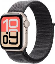 Смарт-часы Apple Watch SE (3nd Gen) 40 mm Starlight Aluminum Case with Dark Gray Sport Loop