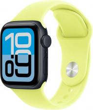 Смарт-часы Apple Watch SE (3nd Gen) 44 mm Midnight Aluminum Case with Neon Yellow Sport Band