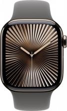 Смарт-часы Apple Watch Series 10 42 mm Natural Titanium Case with Stone Gray Sport Band