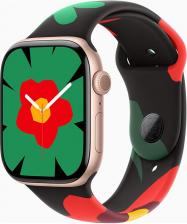 Смарт-часы Apple Watch Series 10 46 mm Rose Gold Aluminum Case with Black Unity Bloom Sport Band