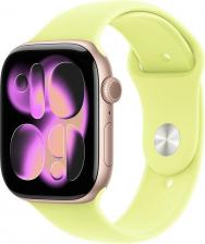 Смарт-часы Apple Watch Series 11 42 mm Rose Gold Aluminum Case with Neon Yellow Sport Band