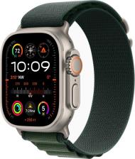 Смарт-часы Apple Watch Ultra 2 (2024) 49 mm Natural Titanium Case with Dark Green Alpine Loop