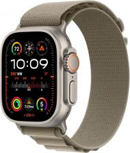 Смарт-часы Apple Watch Ultra 2 49 mm Natural Titanium Case with Olive Alpine Loop