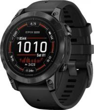 Смарт-часы Garmin Epix Pro Gen 2 47 mm, Stainless Steel Case, Silicone Black