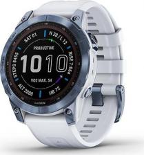 Смарт-часы Garmin Fenix 7 Solar Sapphire 47 mm, Titanium Case, Silicone White